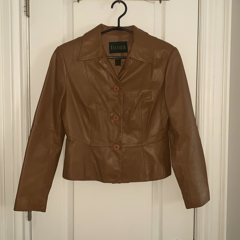 Danier Leather Jacket - Crop
